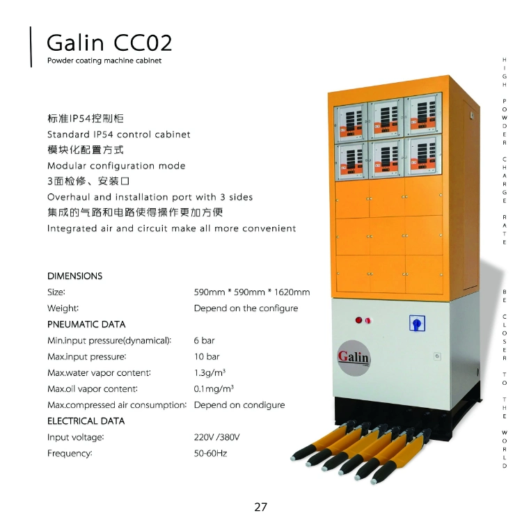 Optiflex Automatic Ga02 Powder Coating Gun with Powder Coating Pump