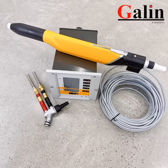 Pistola de recubrimiento en polvo Optiflex Ga02 automática con bomba de recubrimiento en polvo