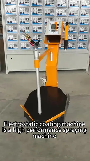 Máquina de recubrimiento en polvo manual y pistola de recubrimiento en polvo