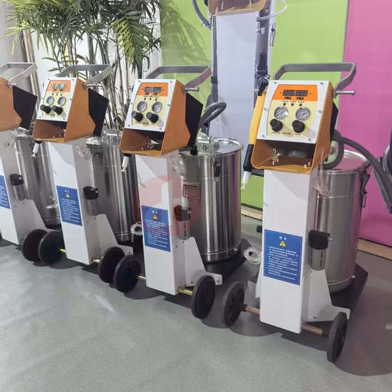 Máquina de pulverización Manual de polvo de pigmento, tratamiento de protección estética de superficies de muebles, pulverización electrostática